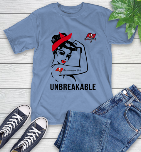 NFL Tampa Bay Buccaneers Girl Unbreakable Football Sports T-Shirt 11