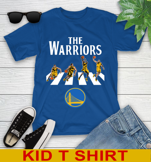 NBA Basketball Golden State Warriors The Beatles Rock Band Shirt Youth T-Shirt 10