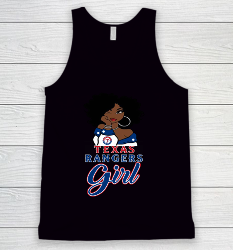 Texas Rangerss Girl MLB Tank Top