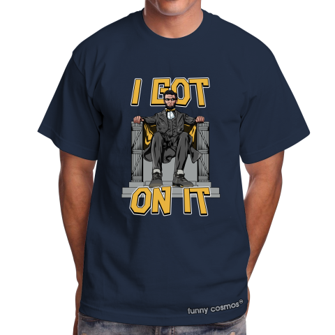 Air Jordan 5 Off White Matching Sneaker Shirt Lincoln I Got On It Grey Yellow Sneaker Shirt