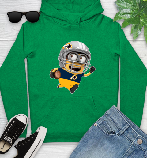 NFL Washington Redskins Minions Disney Football Sports Youth Hoodie 7