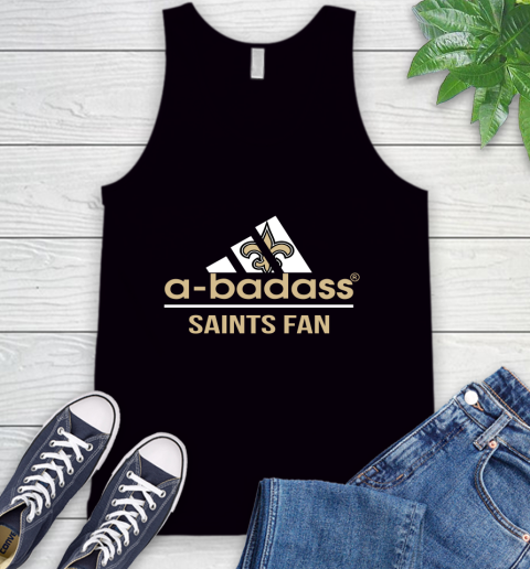 New Orleans Saints NFL Football A Badass Adidas Adoring Fan Sports Tank Top