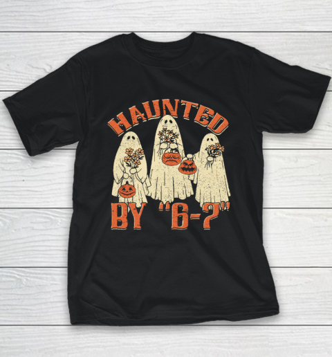 Haunted By 6 7 Meme Halloween T Shirt Youth T-Shirt