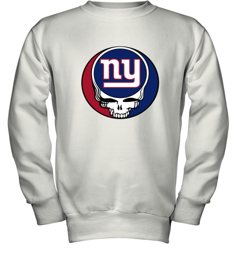 NFL Team Apparel Youth New York Giants Run Back White T-Shirt