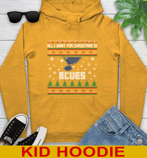 St.Louis Blues NHL Hockey All I Want For Christmas Is My Team Sports 129
