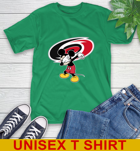 Carolina Hurricanes NHL Hockey Dabbing Mickey Disney Sports T-Shirt 7