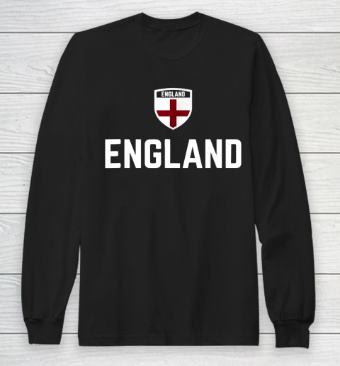 England Soccer Jersey 2020 2021 Euro Funny England Football Team Long Sleeve T-Shirt