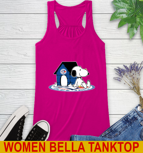 MLB Baseball Toronto Blue Jays Snoopy The Peanuts Movie Shirt Racerback Tank 8