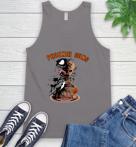 NBA Phoenix Suns Basketball Venom Groot Guardians Of The Galaxy Tank Top 7