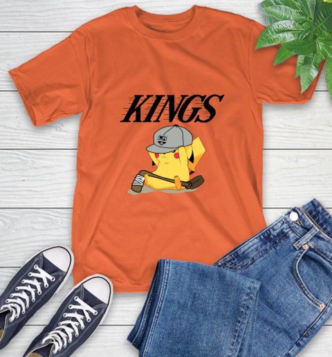 NHL Pikachu Hockey Sports Los Angeles Kings T-Shirt 5
