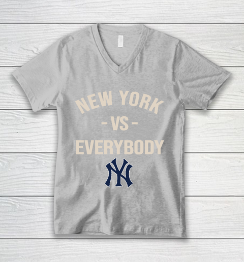 New York Yankees Vs Everybody V-Neck T-Shirt 3