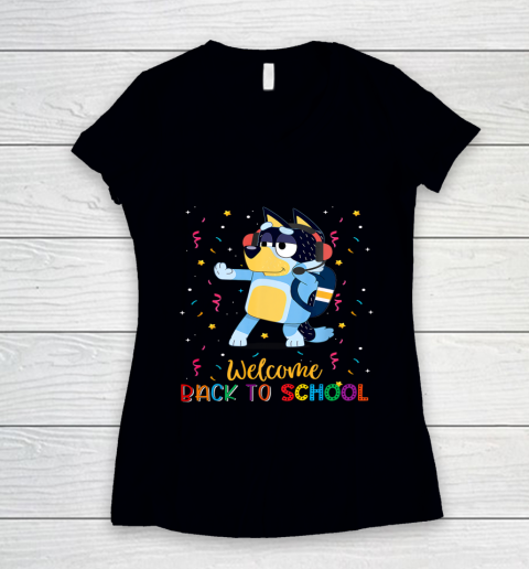 Welcome Back To School Blueys We Missed You Women's V-Neck T-Shirt