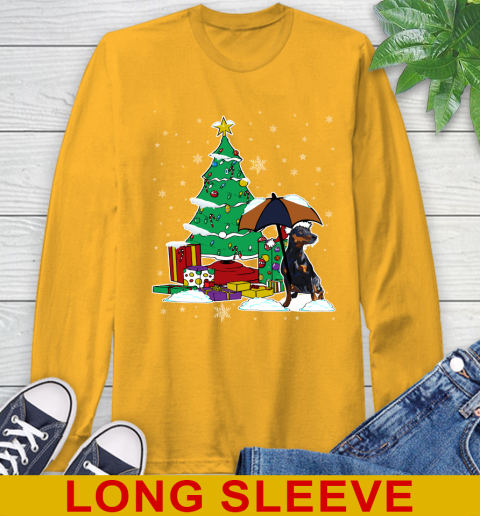 Dobermann Christmas Dog Lovers Shirts 197