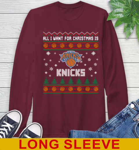 NBA Basketball All I Want For Christmas Is New York Knicks 61