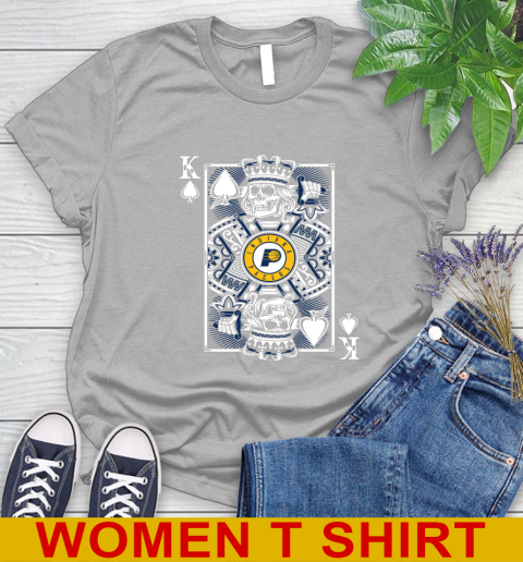 Indiana Pacers NBA Basketball The King Of Spades Death Cards Shirt Women's T-Shirt 5