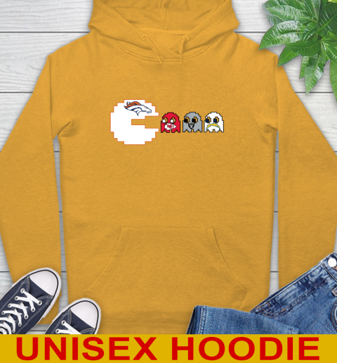 Denver Broncos NFL Football Pac Man Champion Hoodie 3