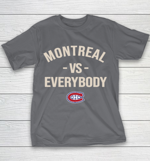 Montreal Canadiens Vs Everybody Youth T-Shirt 5