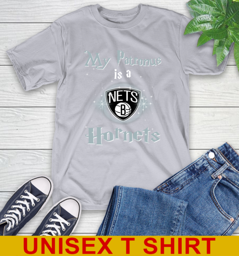 NBA Basketball Harry Potter My Patronus Is A Brooklyn Nets T-Shirt 5
