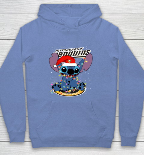 Pittsburgh Penguins NHL Hockey noel stitch Christmas Youth Hoodie 7