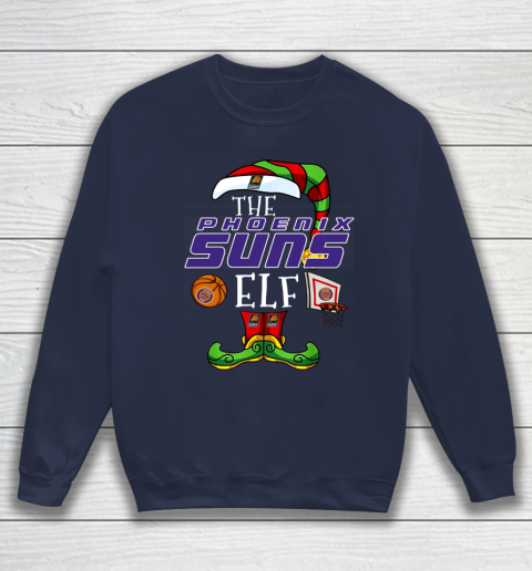 Phoenix Suns Christmas ELF Funny NBA Sweatshirt 2