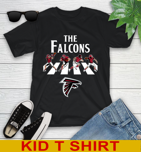NFL Football Atlanta Falcons The Beatles Rock Band Shirt Youth T-Shirt