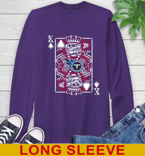 Tennessee Titans NFL Football The King Of Spades Death Cards Shirt Long Sleeve T-Shirt 5