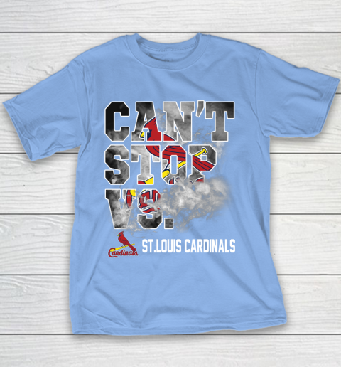 MLB St.Louis Cardinals Baseball Can't Stop Vs Cardinals Youth T-Shirt 8
