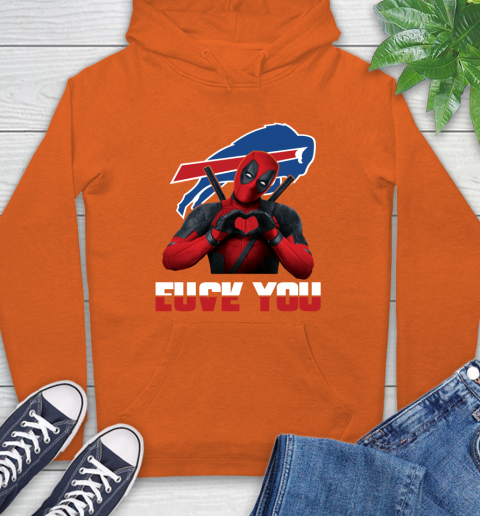 NHL Buffalo Bills Deadpool Love You Fuck You Football Sports Hoodie 4