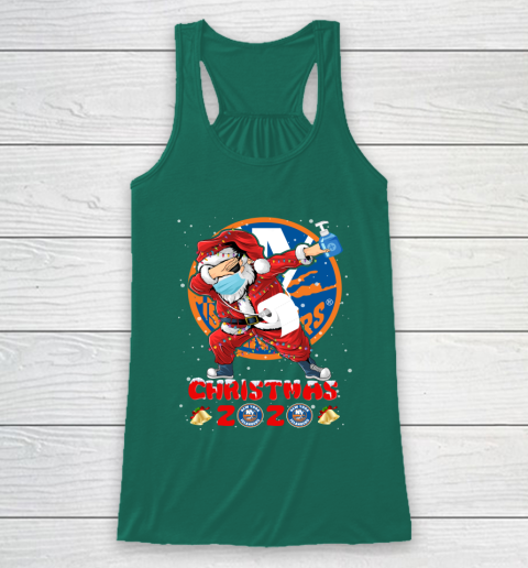 New York Islanders Funny Santa Claus Dabbing Christmas 2020 NHL Racerback Tank 5