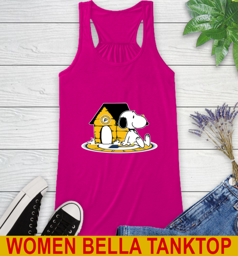NBA Basketball Indiana Pacers Snoopy The Peanuts Movie Shirt Racerback Tank 8
