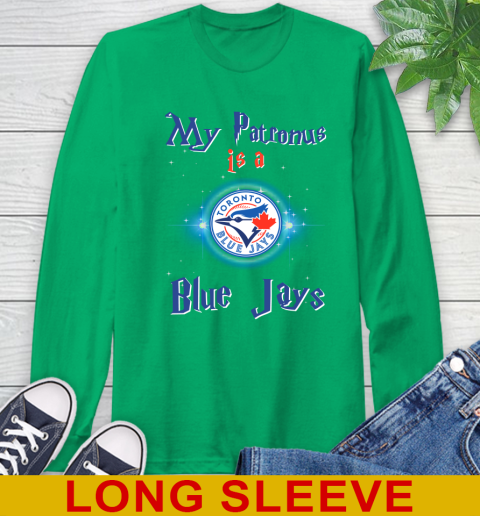 MLB Baseball Harry Potter My Patronus Is A Toronto Blue Jays Long Sleeve T-Shirt 8