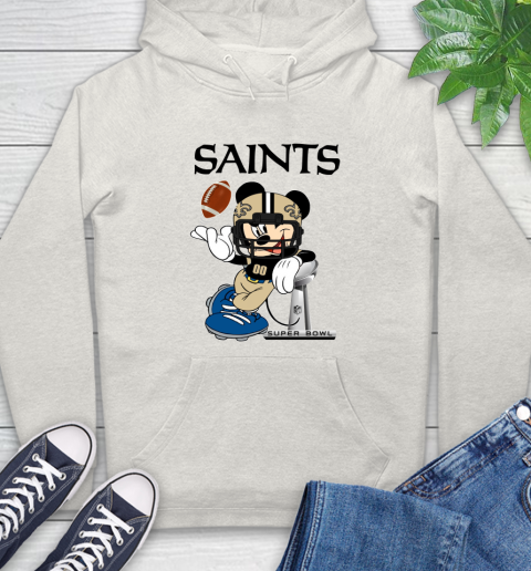 NFL New Orleans Saints Mickey Mouse Disney Super Bowl Football T Shirt Hoodie 12