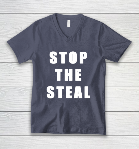 Stop The Steal V-Neck T-Shirt 7