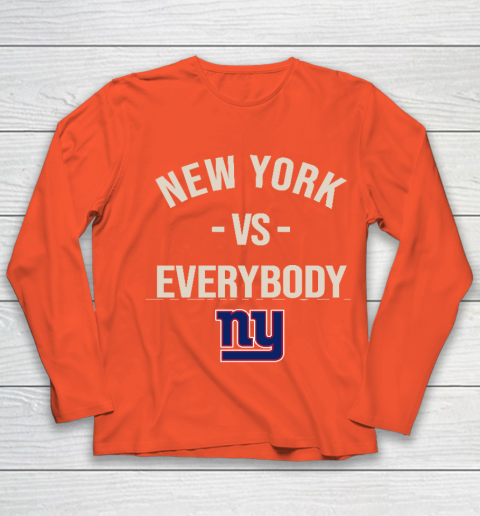New York Giants Vs Everybody Youth Long Sleeve 3