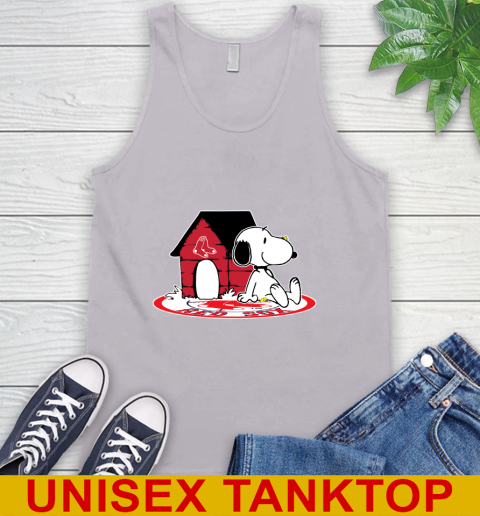 MLB Baseball Boston Red Sox Snoopy The Peanuts Movie Shirt Tank Top 4