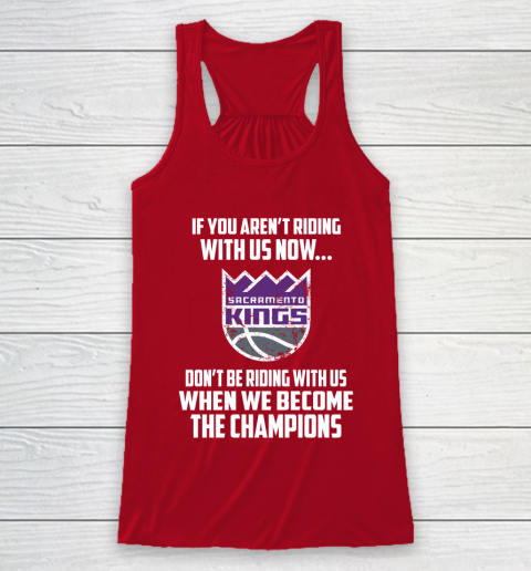NBA Sacramento Kings Basketball We Become The Champions Racerback Tank 4