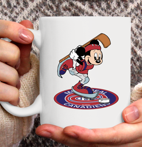 NHL Hockey Montreal Canadiens Cheerful Mickey Disney Shirt Ceramic Mug 11oz 2