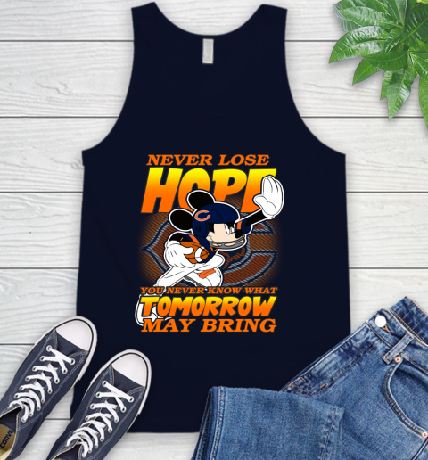 Chicago Bears NFL Football Mickey Disney Never Lose Hope Tank Top 2