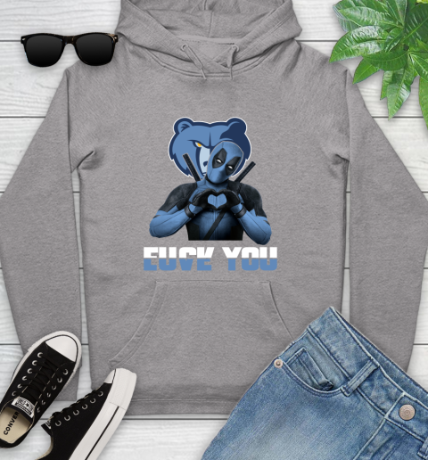 NBA Memphis Grizzlies Deadpool Love You Fuck You Basketball Sports Youth Hoodie 6