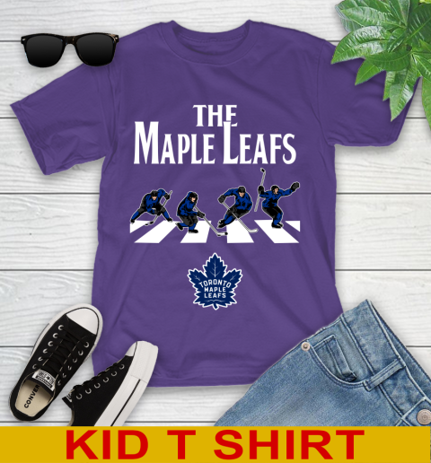 NHL Hockey Toronto Maple Leafs The Beatles Rock Band Shirt Youth T-Shirt 3