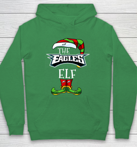Philadelphia Eagles Christmas ELF Funny NFL Hoodie 5