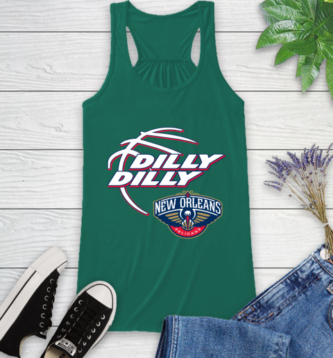 NBA New Orleans Pelicans Dilly Dilly Basketball Sports Racerback Tank 7
