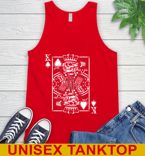 Houston Rockets NBA Basketball The King Of Spades Death Cards Shirt Tank Top 5