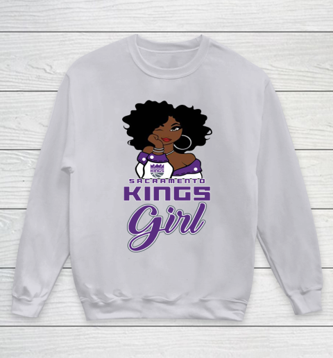 Sacramento Kings Girl NBA Youth Sweatshirt 4