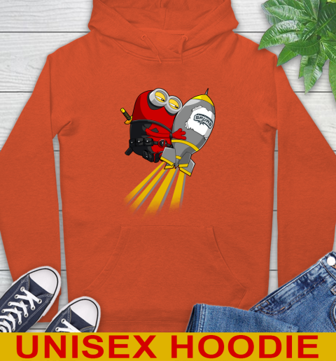 NBA Basketball San Antonio Spurs Deadpool Minion Marvel Shirt Hoodie 4