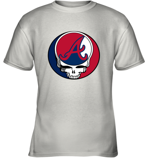 Atlanta Braves The Grateful Dead Baseball MLB Mashup Youth T-Shirt 