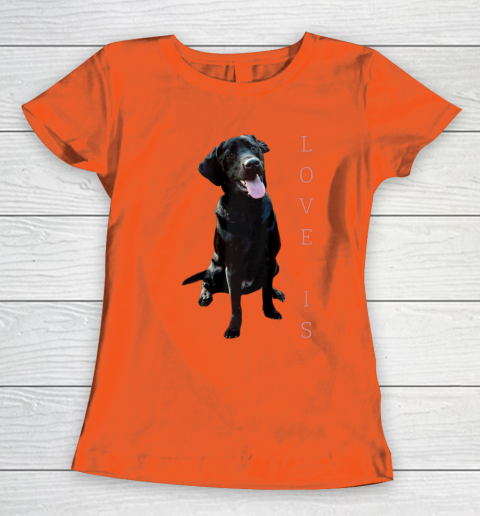 Dog Mom Shirt Labrador Retriever Shirt Women Men Kids Black Lab Dog Mom Women's T-Shirt 3