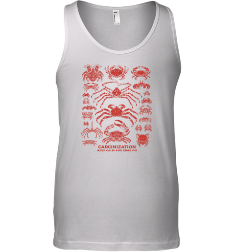 Carcinization Keep Calm Crab On Tank Top - Topshirtpro