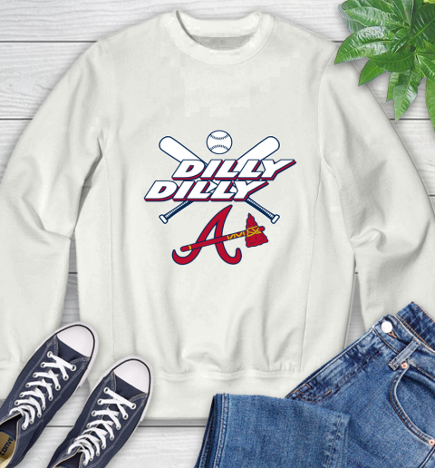MLB Atlanta Braves Dilly Dilly Baseball Sports Sweatshirt