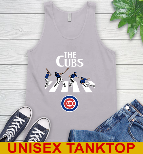 MLB Baseball Chicago Cubs The Beatles Rock Band Shirt Tank Top 3